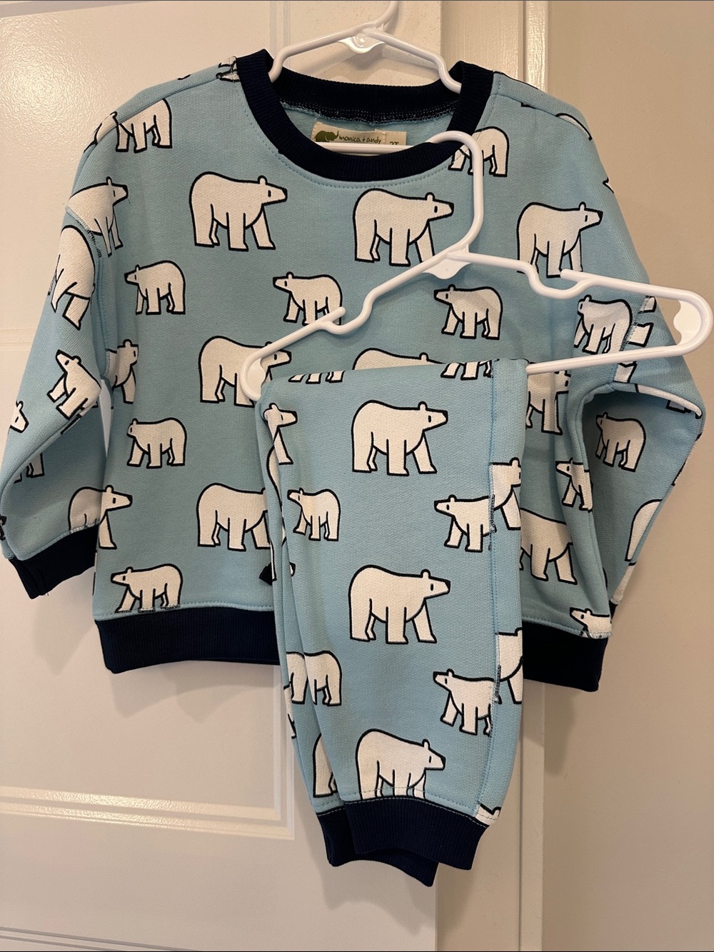 Toddler Polar Bear Print Matching Set